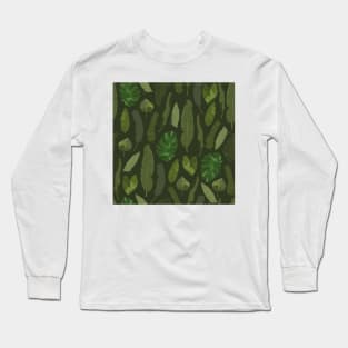 Monstera leaves Long Sleeve T-Shirt